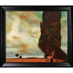 High Poplar by Originals Black Matte Framed Nature Oil Painting Art Print 25 in. x 29 in.