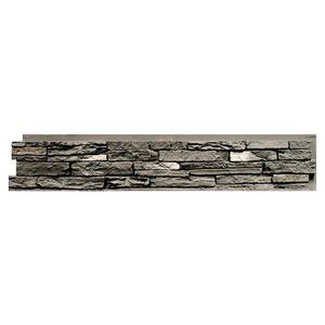 Slatestone Rundle Ridge 8.25 in. x 43 in. Faux Stone Siding Panel (8-Pack)