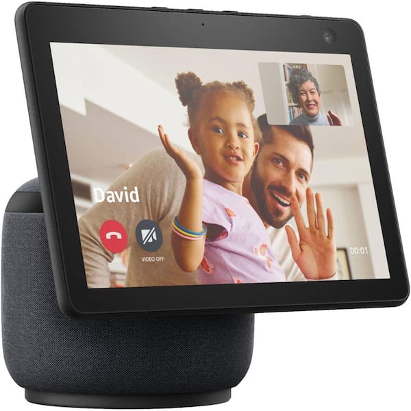 Echo Show 10 (3rd Gen) HD Smart Display with Motion and Alexa in Charcoal