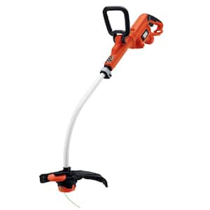 14 in. 7.5 AMP Corded Electric Curved Shaft 0.080 in. Single Line 2-in-1 String Trimmer & Lawn Edger with Automatic Feed