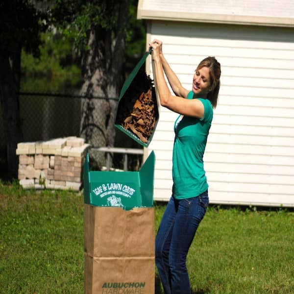  Lawn and Leaf Bags Kit with 5 PCS 30 Gallon Large Kraft Paper  Bags and 2 PCS 132 Gallon Reusable Heavy Duty Garden Bag and Leaf Scoops