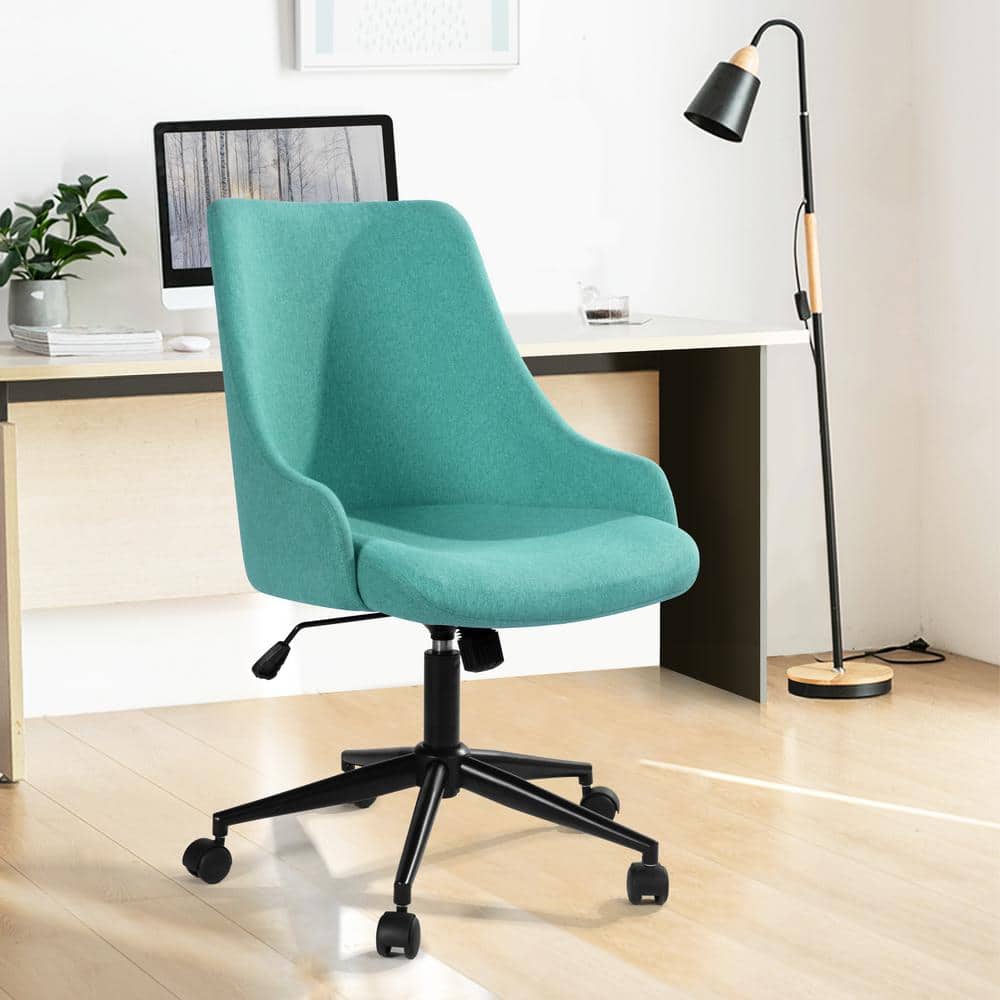 Homy Casa Nachi Green Fabric Seat Task Chair with Adjustable Height