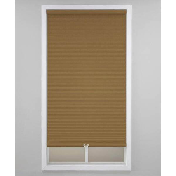 Eclipse Latte Cordless Light Filtering Polyester Cellular Shades - 61.5 in. W x 48 in. L