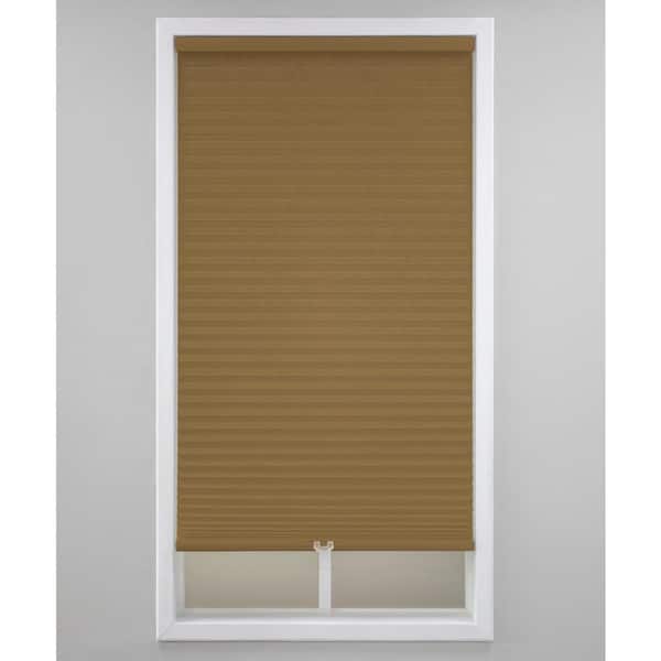 Eclipse Latte Cordless Light Filtering Polyester Cellular Shades - 37.5 in. W x 72 in. L