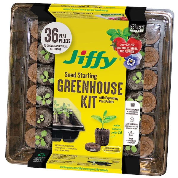 Jiffy 36 Peat PelletSeed Starter Kit with SUPERthrive