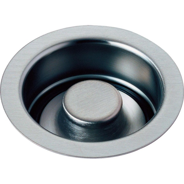 Delta 4-1/2 in. Kitchen Sink Disposal and Flange Stopper in Arctic Stainless
