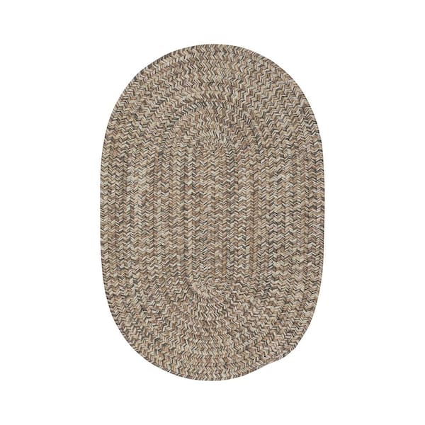 Colonial Mills Carrington Tweed Storm Gray 4 ft. x 6 ft. Oval Indoor ...