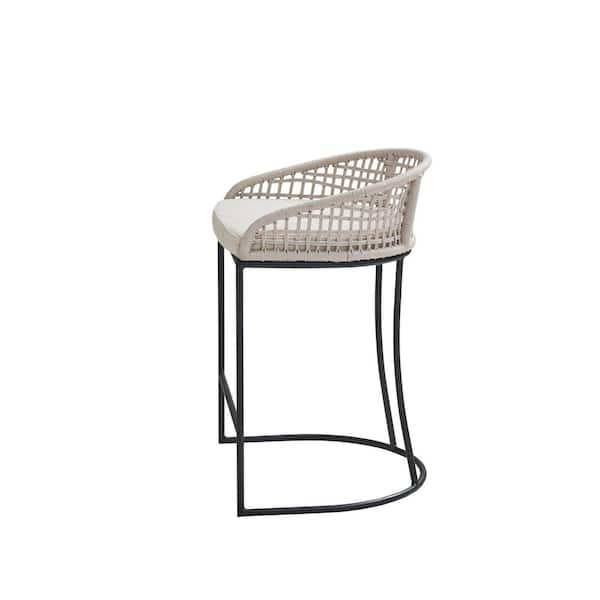 Carmel 25 in. Natural Wood Counter Stool