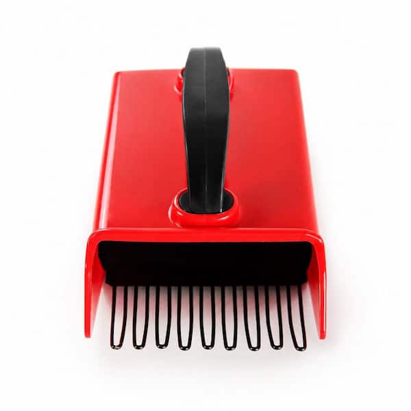 MISOPILY 9 in. Ergonomic Handle Berry Picker Scoop with Metal Comb