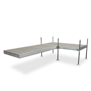 12 ft. L-Style Aluminum Frame with Decking Complete Dock Package