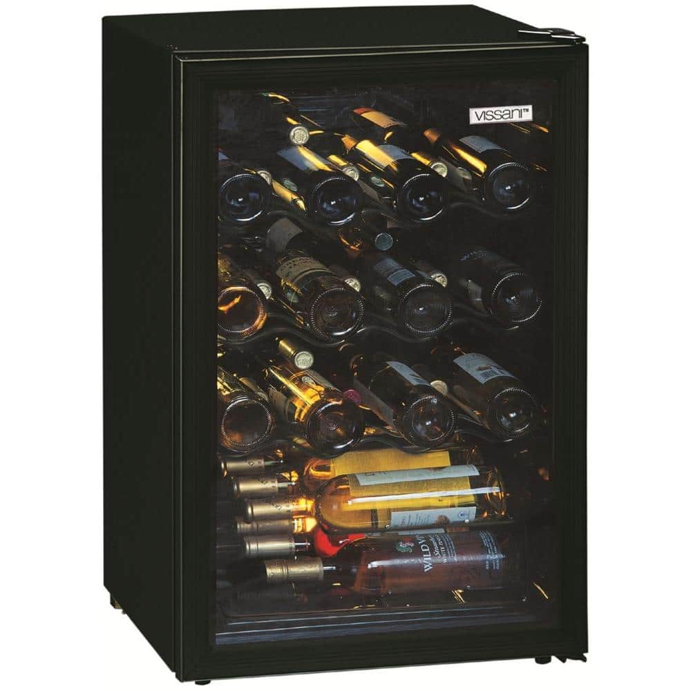 Vissani 52-Bottle Wine Cooler MVWC52B - The Home Depot