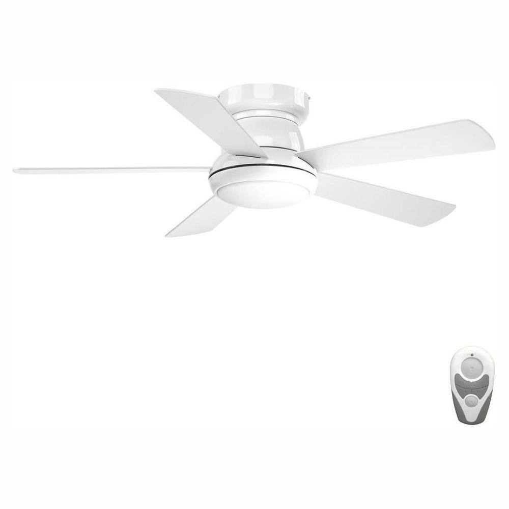 Progress Lighting Vox 52 in. Indoor Integrated LED White Transitional Ceiling Fan with Remote for Living Room and Bedroom P2572-3030K Sansujyuku sansujyuku.com