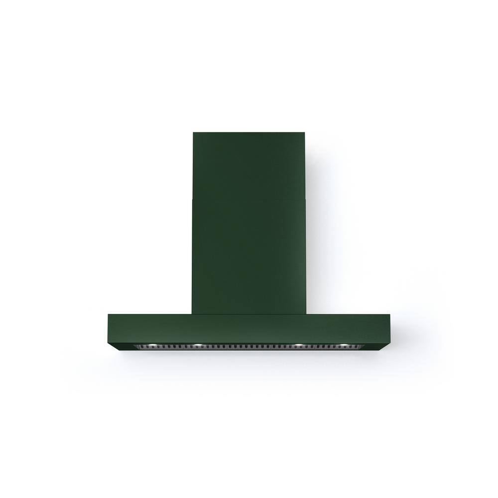 Hallman 60 in. 1000 CFM Wall TShape Mount Vent Hood with Lights in