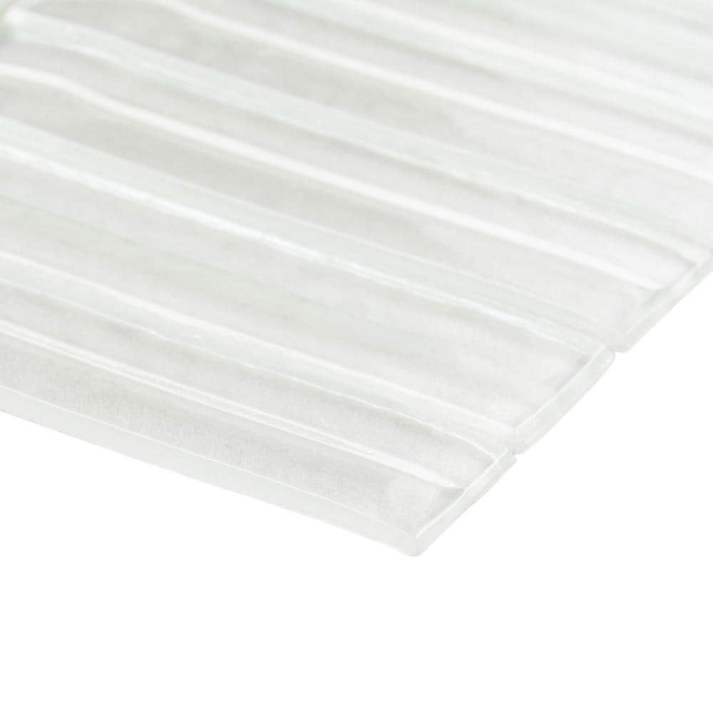 Tara Beige Polished Glass Mosaic Wall Tile