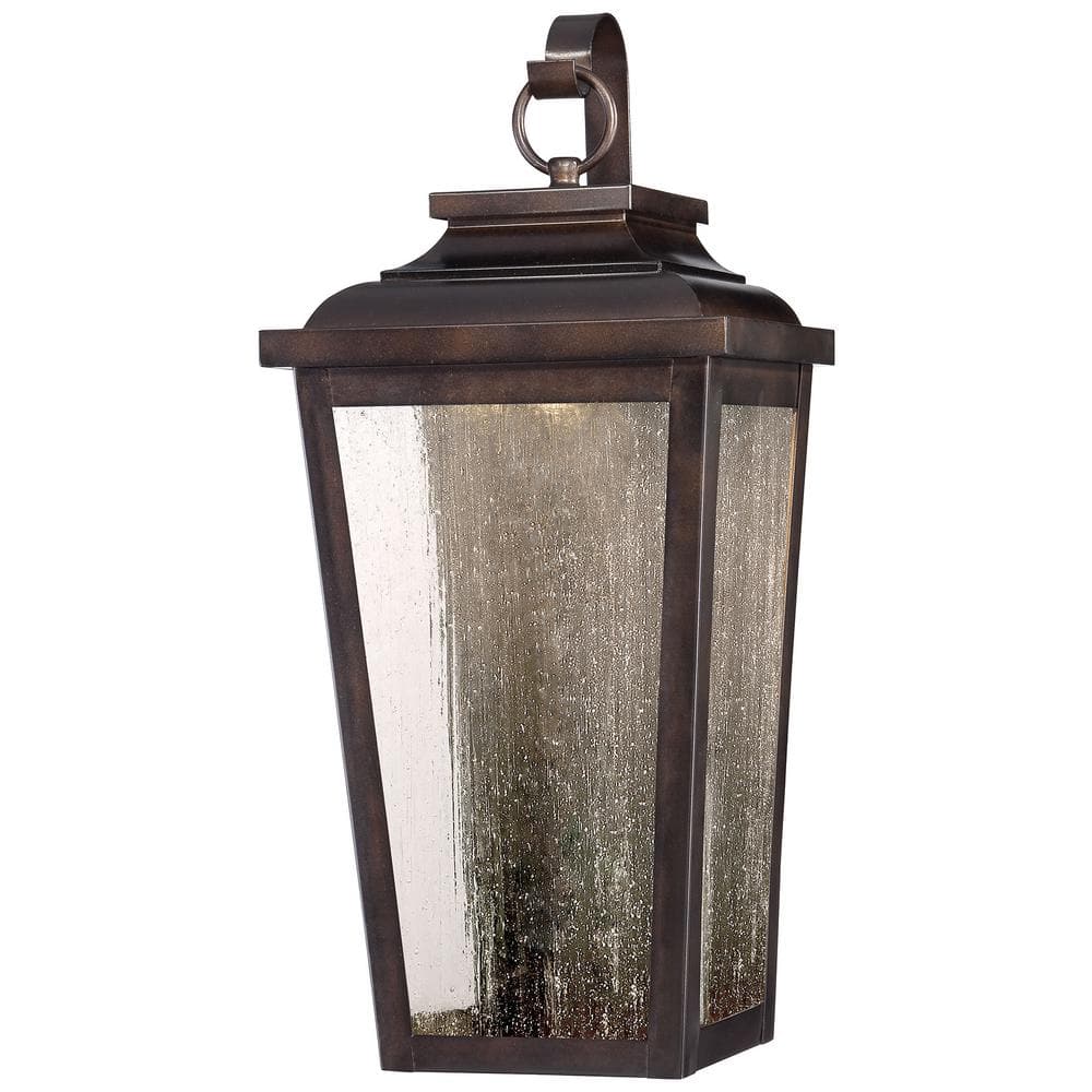 Irvington Manor Collection 1-Light Chelesa Bronze Outdoor Integrated LED Wa