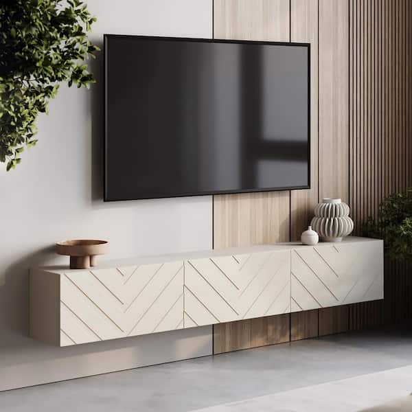 LIVING SKOG Alessio 71 in. Floating TV Stand Fits TV's up to 75 in. with Wall Mount feature