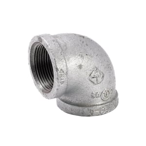1-1/4 in. Galvanized Malleable Iron 90°  FPT x FPT Elbow Fitting