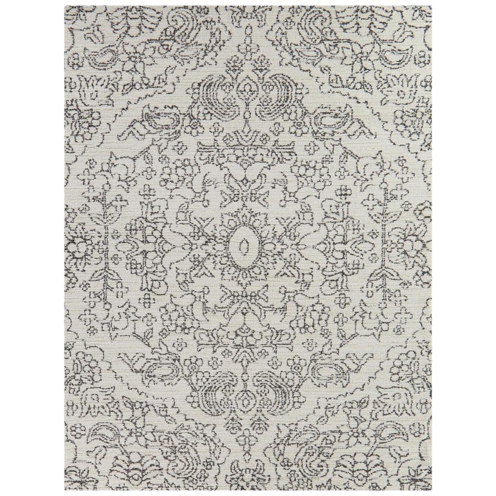 BALTA Theodor Charcoal 7 ft. 10 in. x 10 ft. Oriental Area Rug 3101018