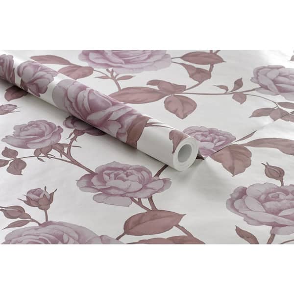 Countess Pink and White Removable Wallpaper