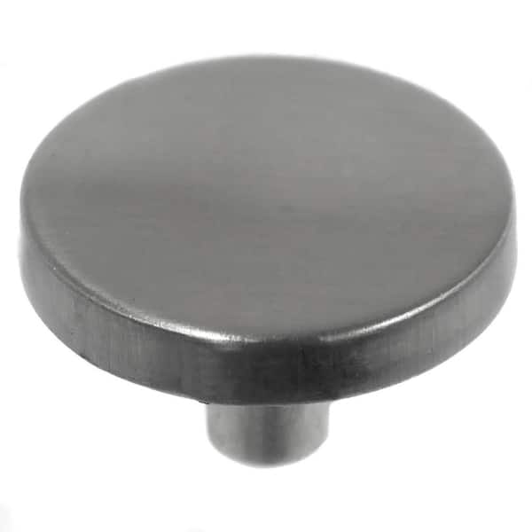 Laurey 1-1/4 in. Satin Chrome Cabinet Knob 34539 - The Home Depot