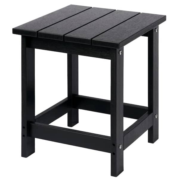 FAWEY TRED INC Square Side Table, Pool Composite Patio Table, HDPE End Tables for Backyard, Pool, Indoor Companion