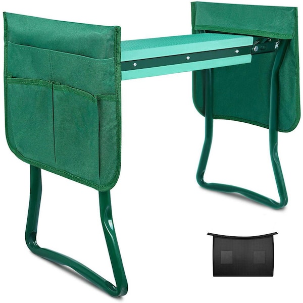 Unbranded Garden Kneeler and Seat Foldable Kneeling Bench with Sturdy Soft EVA Foam Pad for Outdoor, Fishing, Camping