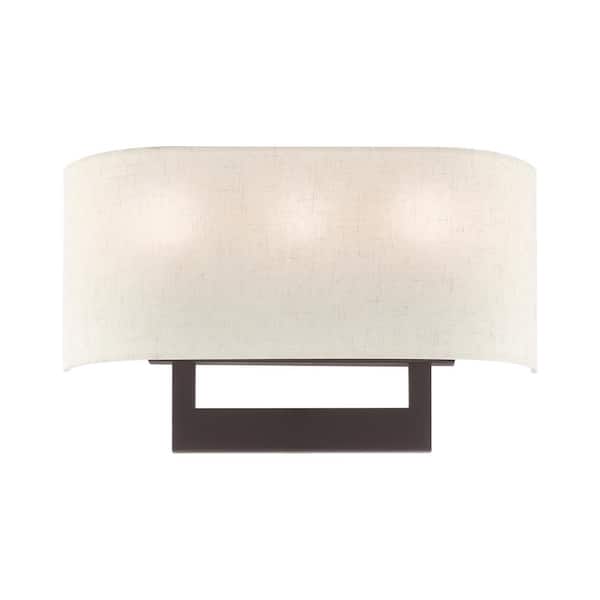 AVIANCE LIGHTING Davenport 16 in. 3-Light Bronze ADA Wall Sconce