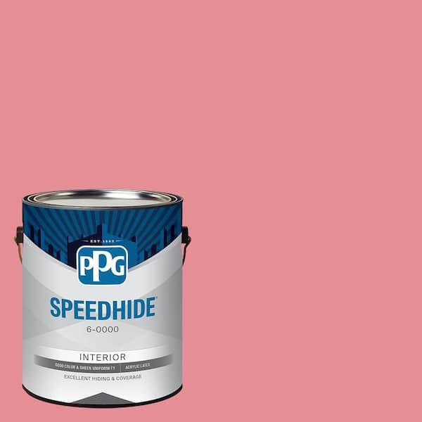 SPEEDHIDE 1 gal. PPG1186-4 Pink Flambe Semi-Gloss Interior Paint