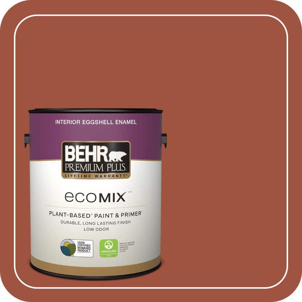 1 gal. #MQ1-25 Kalahari Sunset Eggshell Enamel EcoMix Plant-Based Interior Paint & Primer price history on PriceWatchPro