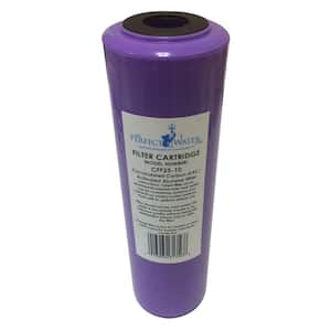 CFF2E-10 Jr F2 Elite Replacement Fluoride Filter, 5-stage, Activated Alumina, Catalytic carbon, KDF85, 10in x 3in