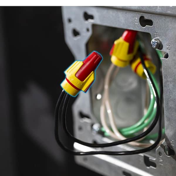 IDEAL Twister ProFLEX Red/Yellow Wire Connector, Bag of 20 30