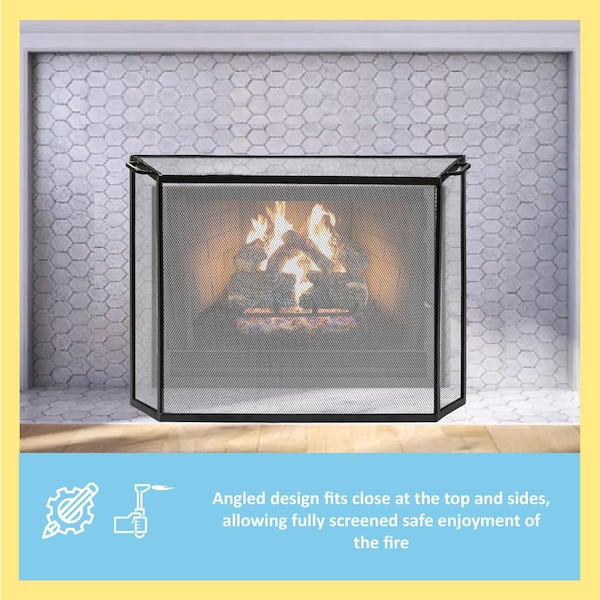 Spark Fireplace Mesh Screens - Hightop Fireplace Screens