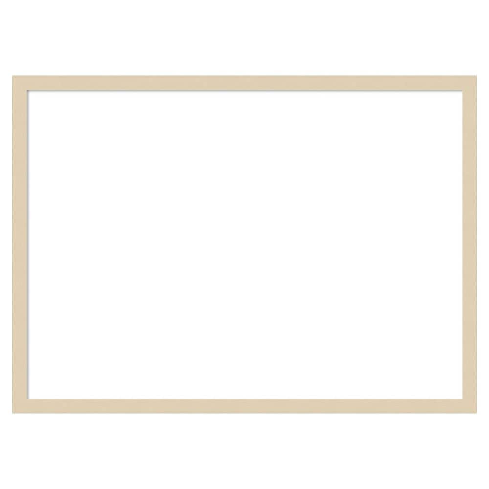 Svelte Natural 29 in. x 21 in. Wood Framed Dry Erase Magnetic Memo Board