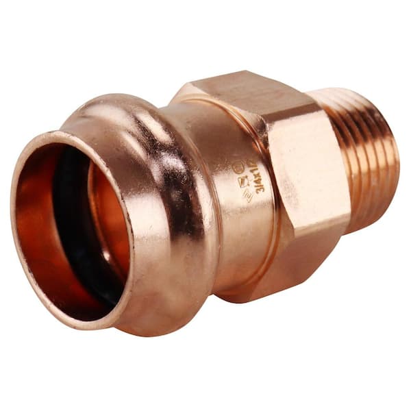 Everbilt 3/4 in. Copper Pressure Cup X MPT Adapter Fitting Pro