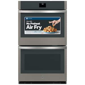 30 in. Double Smart Convection Wall Oven with No-Preheat Air Fry in Slate
