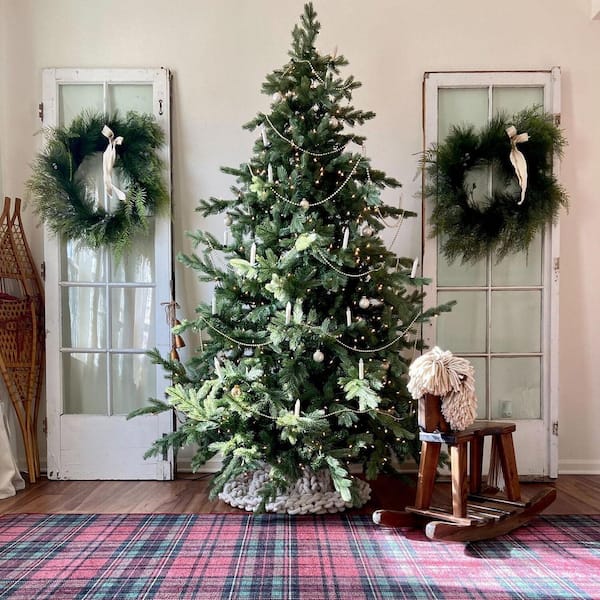 6.5 ft. Green Unlit Foxtail Pine Artificial Christmas Tree