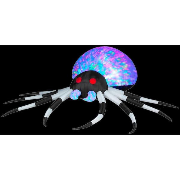 Gemmy 2.6 ft. Inflatable Projection Kaleidoscope Spider