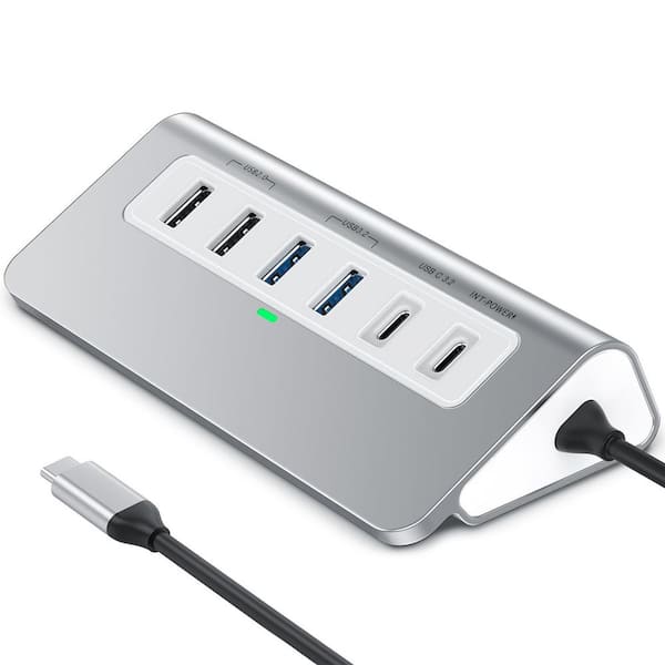 Lukyamzn 9-in-1 USB C Hub 10Gbps 4K@60Hz HDMI USB 3.2 PD 100W SD/TF Slot Aluminum Hub for Laptop iPhone MacBook Air/Pro