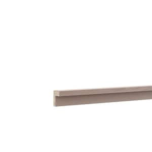 91.5 in. W x 1 in. H Outside Corner Molding in Unfinished Beech