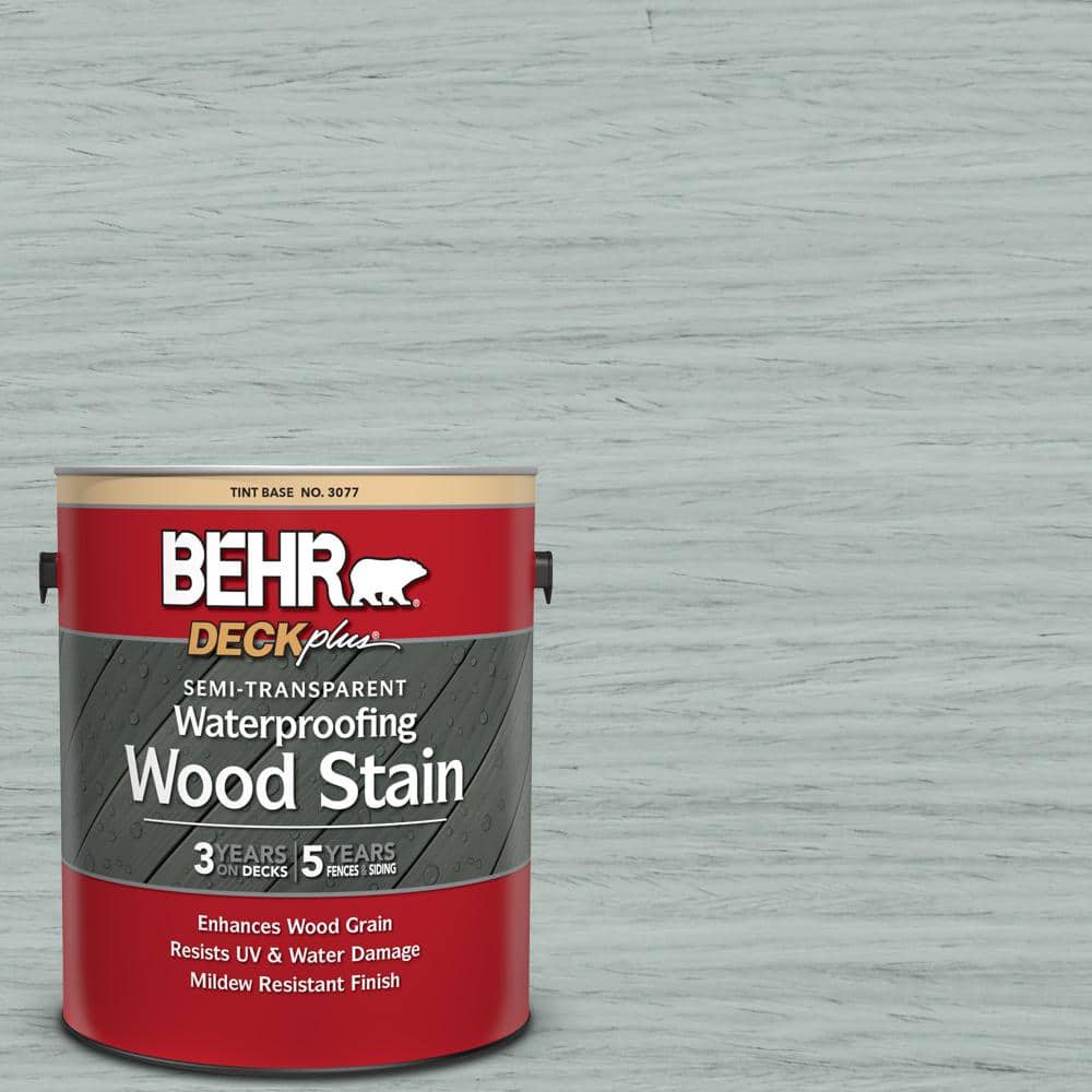 1 gal. #ST-365 Cape Cod Gray Semi-Transparent Waterproofing Exterior Wood S