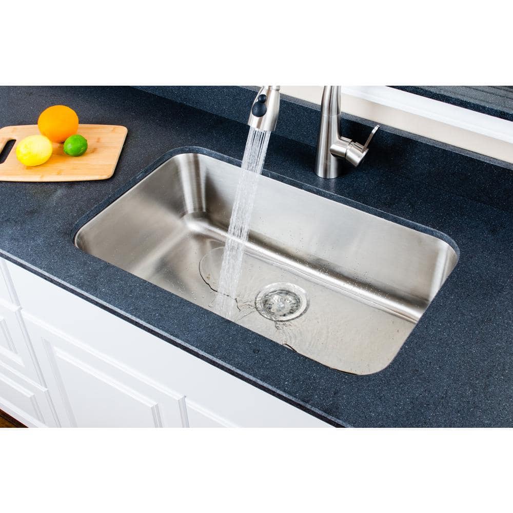 Craftsmen Series 30'' Stainless Steel Single Bowl Drop-in Sink