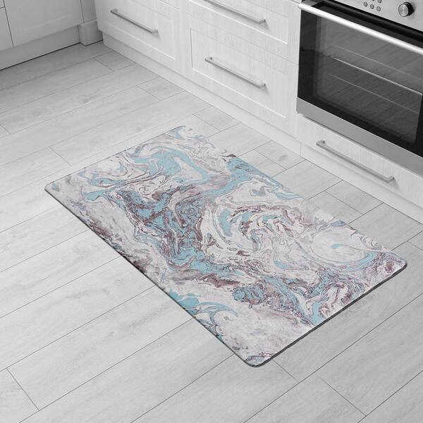 Christian Siriano 20 x 36 New York Classic Marble Kitchen Mat