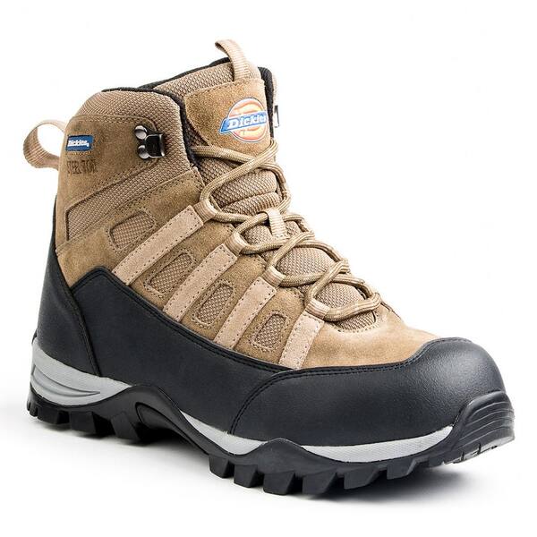 Dickies Men's Escape Slip Resistant Athletic Shoes - Steel Toe - Brown Size 10.5(M)