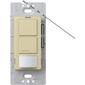 Maestro Dual Circuit Motion Sensor Switch, 6-Amp, Single Pole, Ivory (MS-OPS6-DDV-IV)