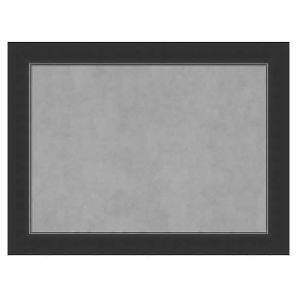 Amanti Art Corvino Black 33 in. x 25 in. Framed Magnetic Board