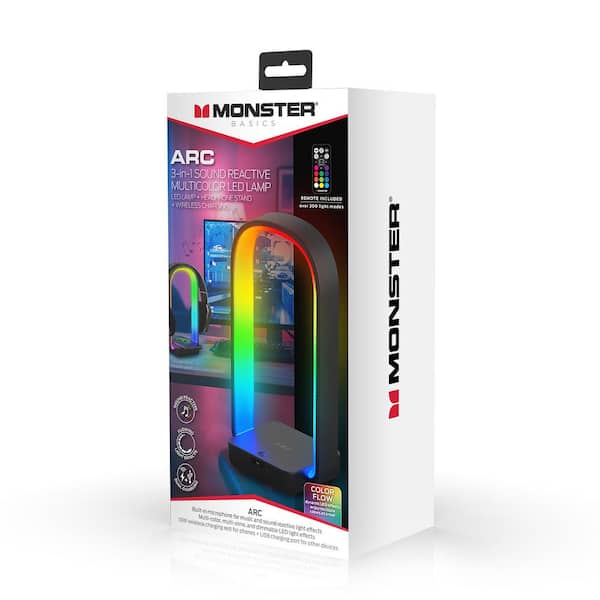 Monster 3 AA Batteries 6.5 ft. LED Multi-Color/Multi-White Strip Light With  Motion Activation, Battery-Powered, 1-Pack MLB7-1081-RGB - The Home Depot