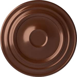 32-5/8 in. x 1-1/2 in. Giana Urethane Ceiling Medallion (Fits Canopies up to 7-7/8 in.), Copper Penny