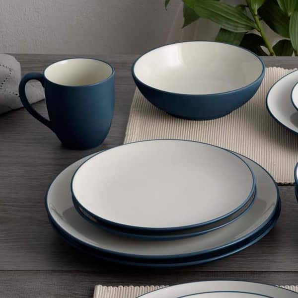 Noritake Colorwave Blue 16-Piece Coupe (Blue) Stoneware Dinnerware