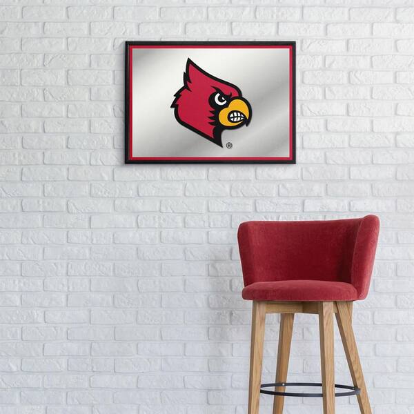 Louisville Cardinals Framed Mirrored Wall Sign
