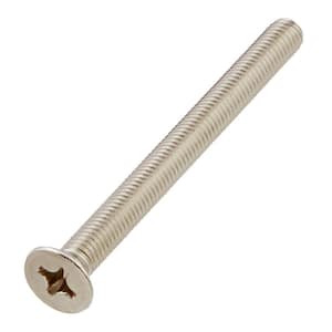 M8-1.25x90mm Stainless Steel Flat Head Phillips Drive Machine Screw 1-Piece